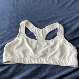 Women's white  Sports Bra
